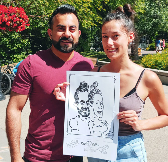 Couples caricature